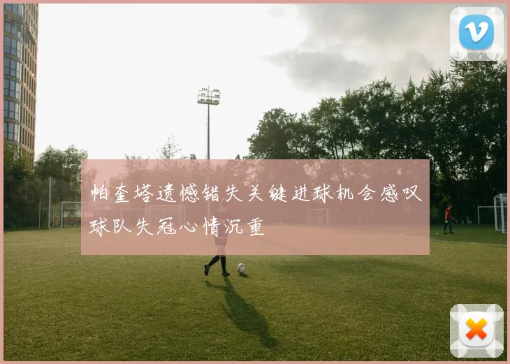 帕奎塔遗憾错失关键进球机会感叹球队失冠心情沉重